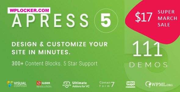 Premium WordPress Theme name: Apress