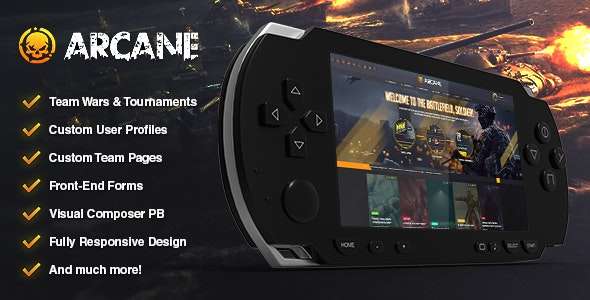 Premium WordPress Theme name: Arcane