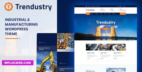 Premium WordPress Theme name: Trendustry