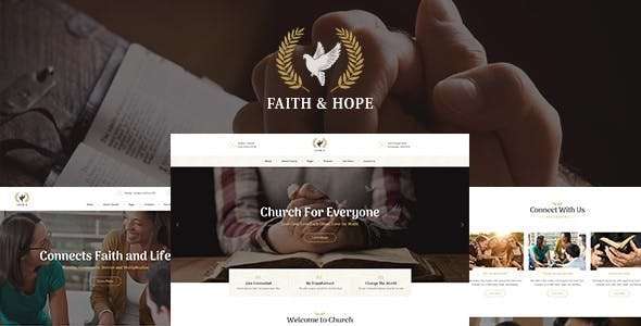 Premium WordPress Theme name: Faith