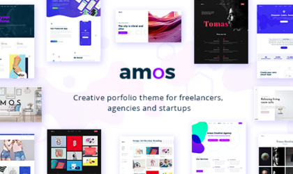 Premium WordPress Theme name: Amos