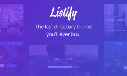 Premium WordPress Theme name: Listify