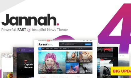 Premium WordPress Theme name: Jannah