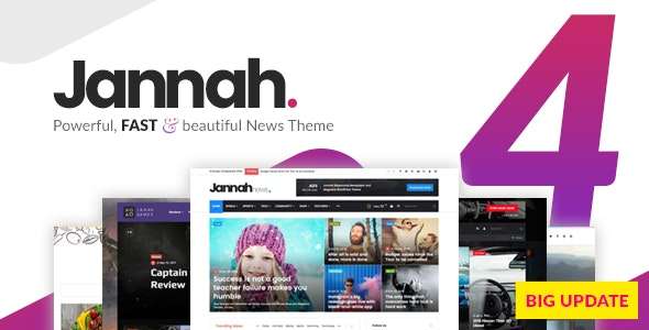 Premium WordPress Theme name: Jannah