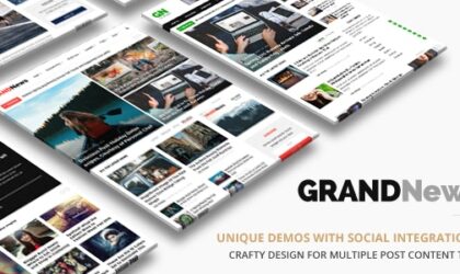 Premium WordPress Theme name: Grand