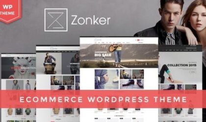 Premium WordPress Theme name: Zonker