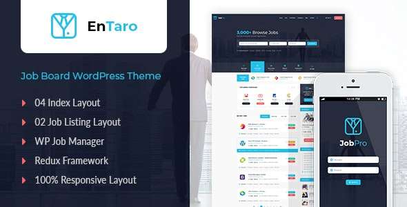 Premium WordPress Theme name: Entaro