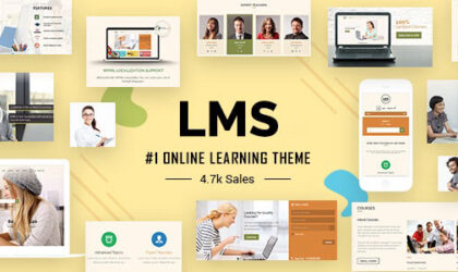 Premium WordPress Theme name: LMS