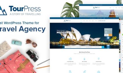 Premium WordPress Theme name: TourPress