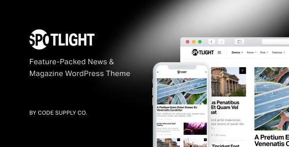 Premium WordPress Theme name: Spotlight