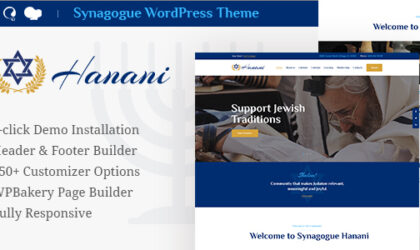 Premium WordPress Theme name: Hanani