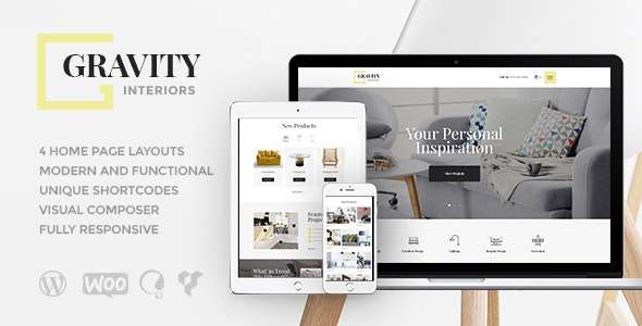 Premium WordPress Theme name: Gravity