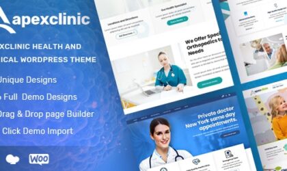 Premium WordPress Theme name: ApexClinic