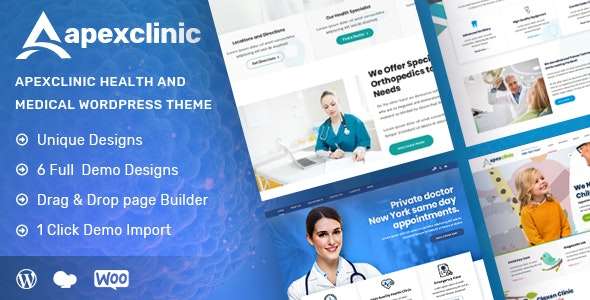 Premium WordPress Theme name: ApexClinic