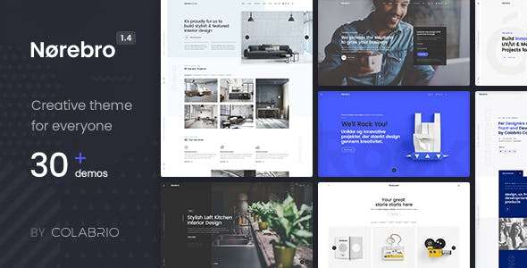 Premium WordPress Theme name: Norebro