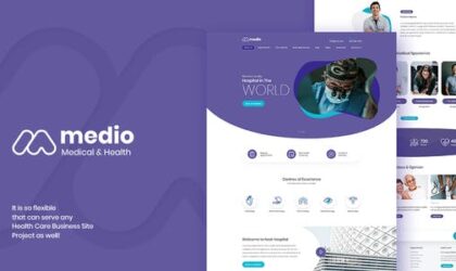 Premium WordPress Theme name: Medio