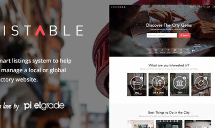 Premium WordPress Theme name: LISTABLE