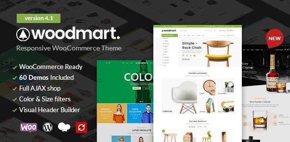 Premium WordPress Theme name: WoodMart