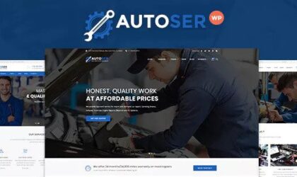 Premium WordPress Theme name: Autoser