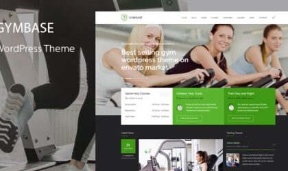 Premium WordPress Theme name: GymBase