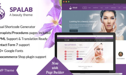 Premium WordPress Theme name: Spa