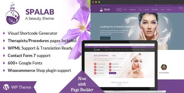 Premium WordPress Theme name: Spa