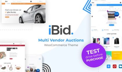 Premium WordPress Theme name: iBid