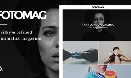 Premium WordPress Theme name: Fotomag