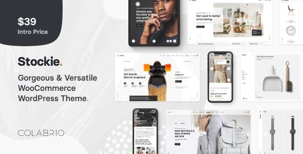 Premium WordPress Theme name: Stockie