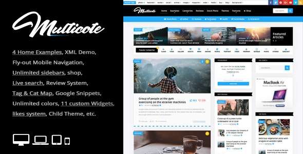 Premium WordPress Theme name: Multicote