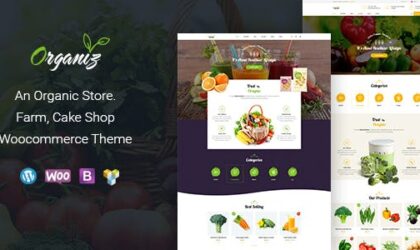 Premium WordPress Theme name: Organiz