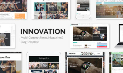 Premium WordPress Theme name: INNOVATION