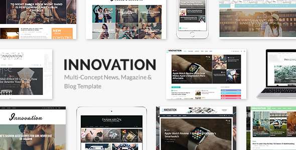 Premium WordPress Theme name: INNOVATION