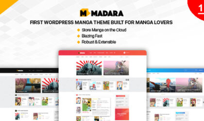 Premium WordPress Theme name: Madara