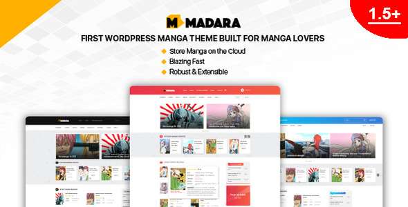 Premium WordPress Theme name: Madara