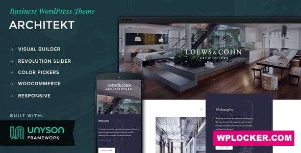 Premium WordPress Theme name: Architekt