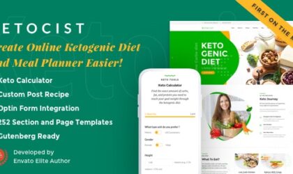 Premium WordPress Theme name: Ketocist