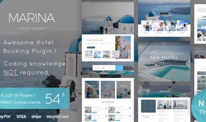 Premium WordPress Theme name: Marina