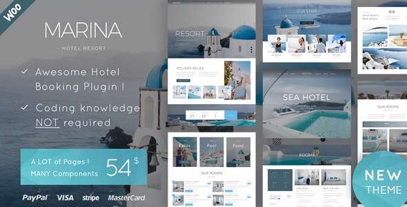 Premium WordPress Theme name: Marina