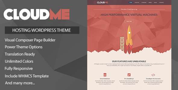 Premium WordPress Theme name: Cloudme