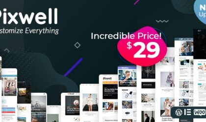 Premium WordPress Theme name: Pixwell