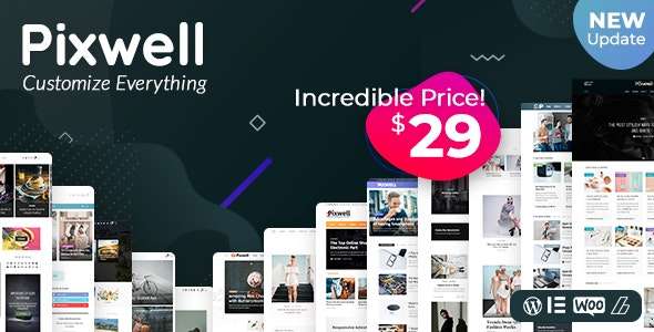 Premium WordPress Theme name: Pixwell