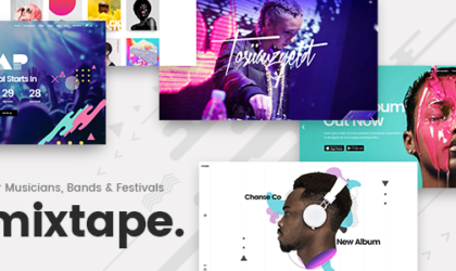 Premium WordPress Theme name: Mixtape