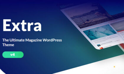 Premium WordPress Theme name: Extra