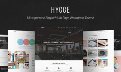 Premium WordPress Theme name: Hygge