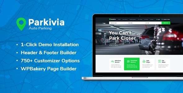 Premium WordPress Theme name: Parkivia