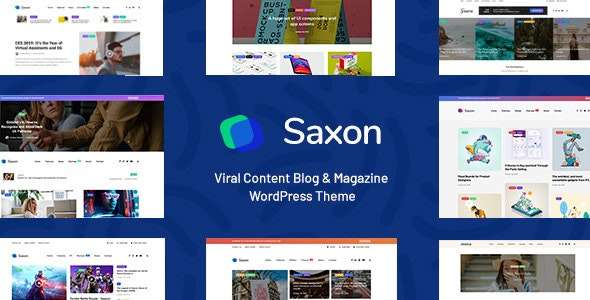 Premium WordPress Theme name: Saxon