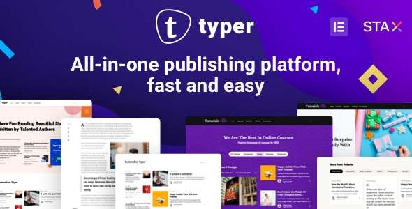 Premium WordPress Theme name: Typer