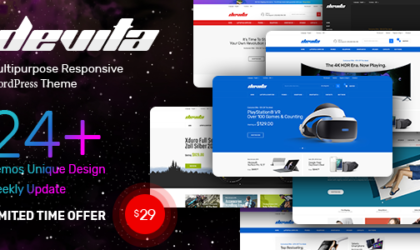 Premium WordPress Theme name: Devita