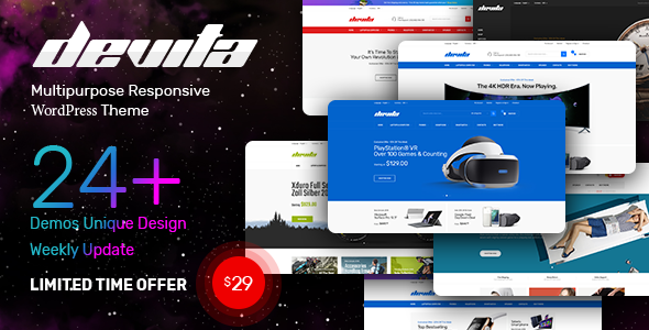 Premium WordPress Theme name: Devita